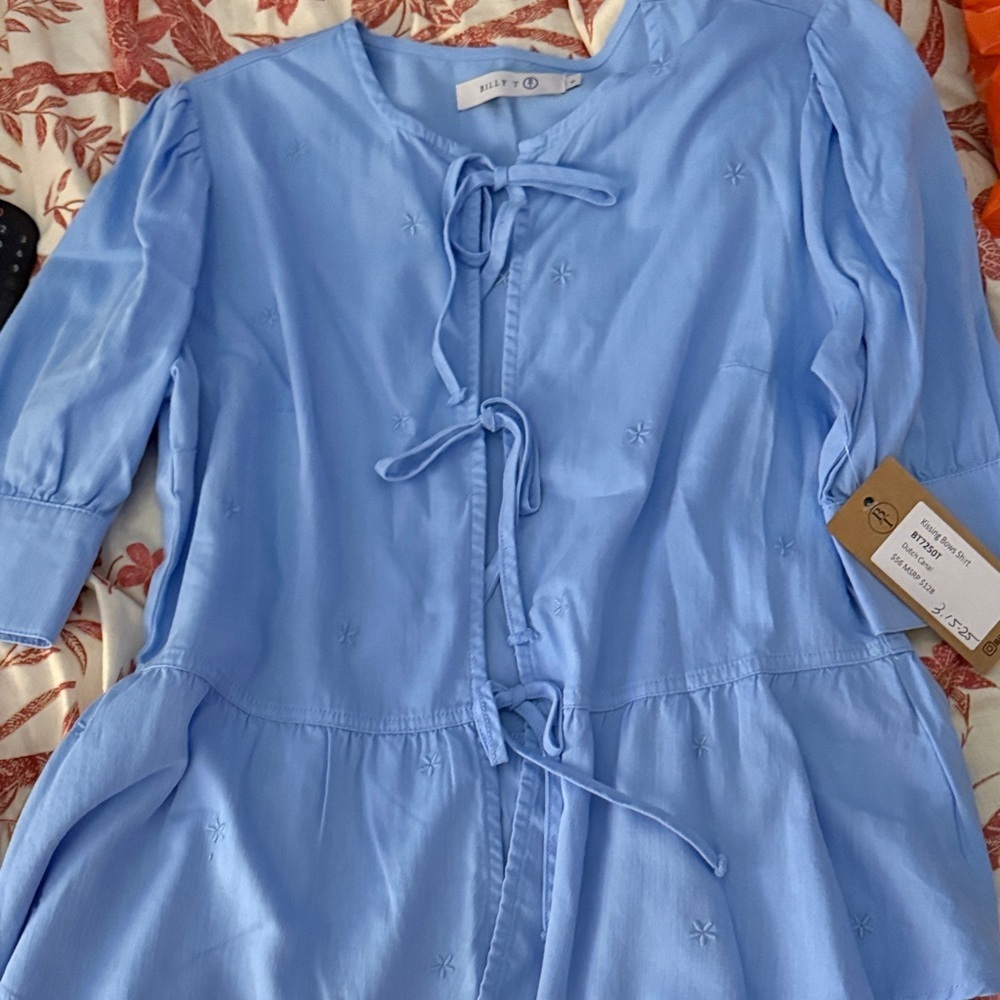 Billy T Blue Women's Blouse